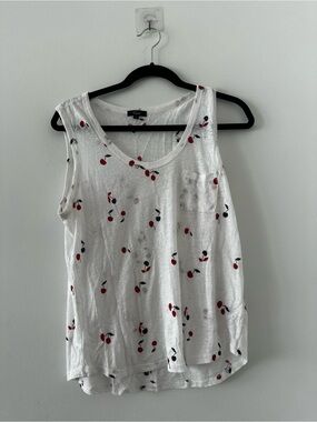 Rails Linen Cherry Print Tank